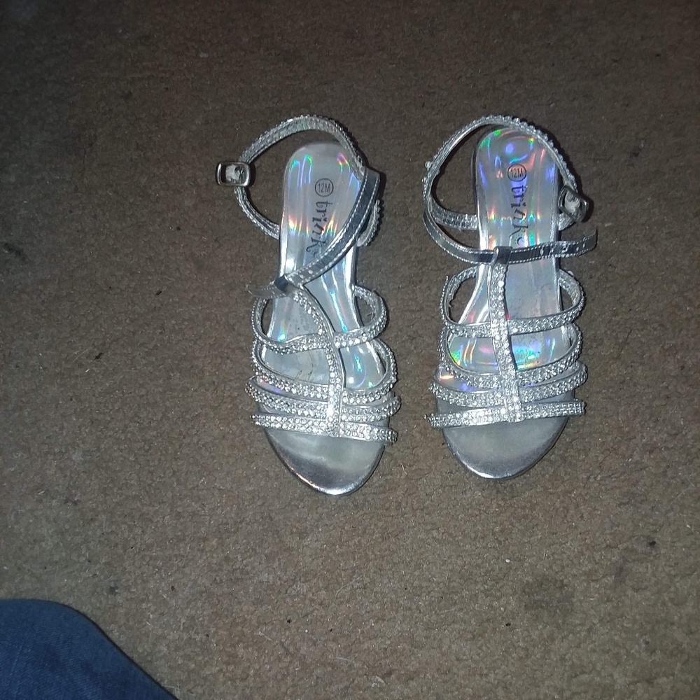 Little girl dress shoes where's 1 cm heel